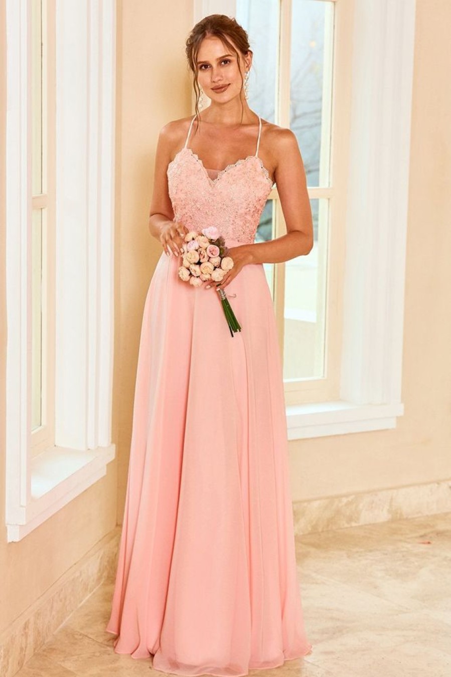 Homrain Lace Bridesmaid Dress | Wedding Guest Dresses