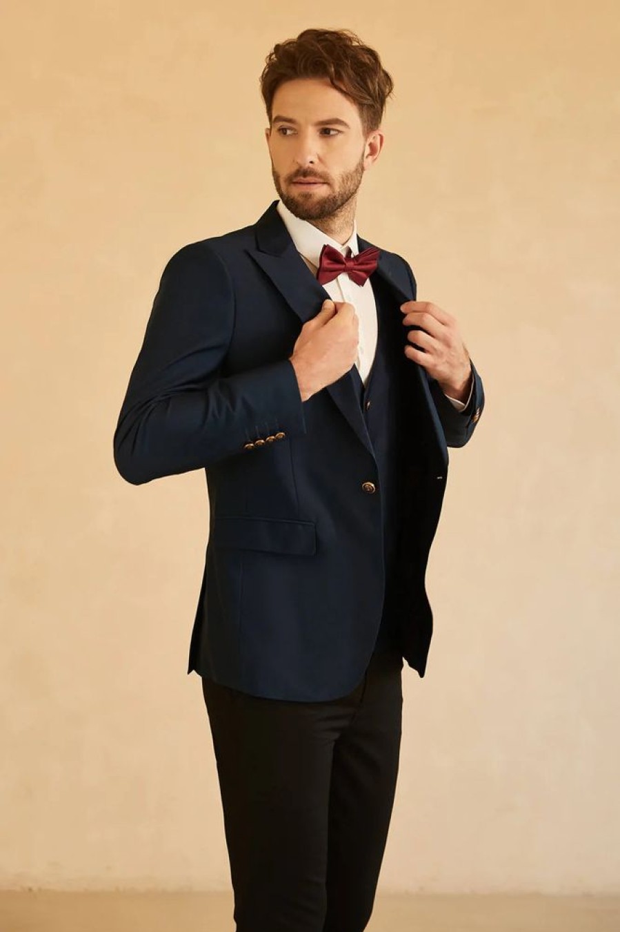 Homrain Peak Lapel Wedding Men Suit | Homecoming Suits