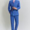 Homrain Plaid Men'S 3 Piece Tuxedo Suits | Men'S Suits & Tuxedos