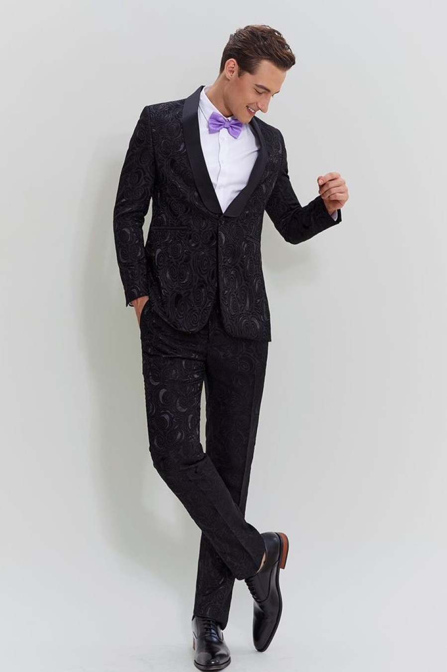 Homrain Men'S 2-Piece Jacquard Homecoming Suits | Men'S Suits & Tuxedos