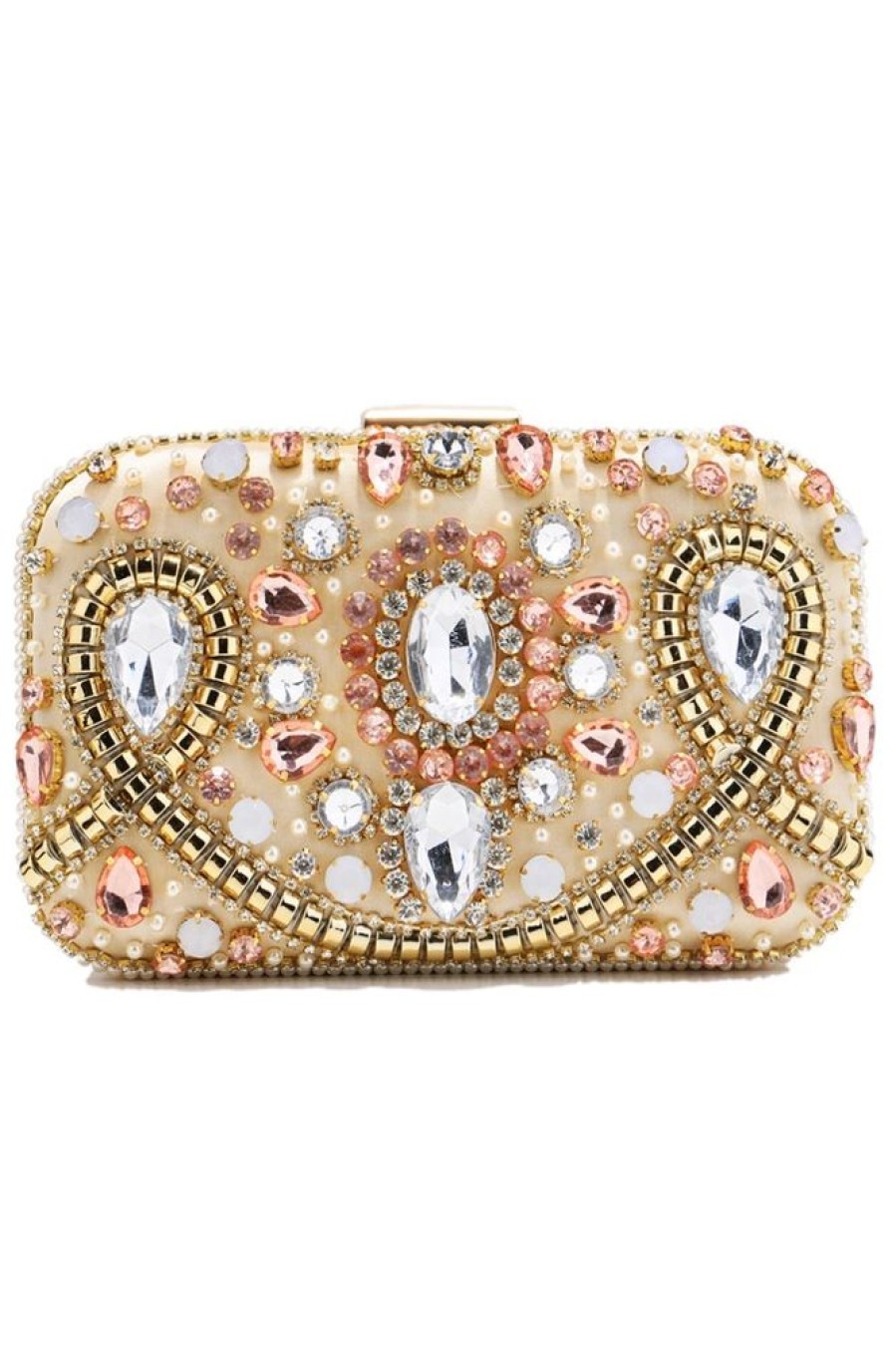 Homrain Party Embroidered Clutch With Beading | Handbags