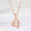 Homrain Love Heart Pendant Necklace | Bridal Accessories