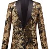 Homrain Flower Shaped Sequins Men'S Blazer | Homecoming Suits