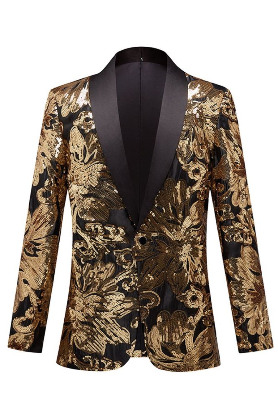 Homrain Flower Shaped Sequins Men'S Blazer | Homecoming Suits