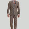 Homrain Men'S 3 Piece Plaid Prom Homecoming Suits | Wedding Suits