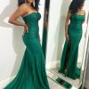 Homrain Sparkly Dark Sequins Mermaid Long Prom Dress | Green Prom Dresses