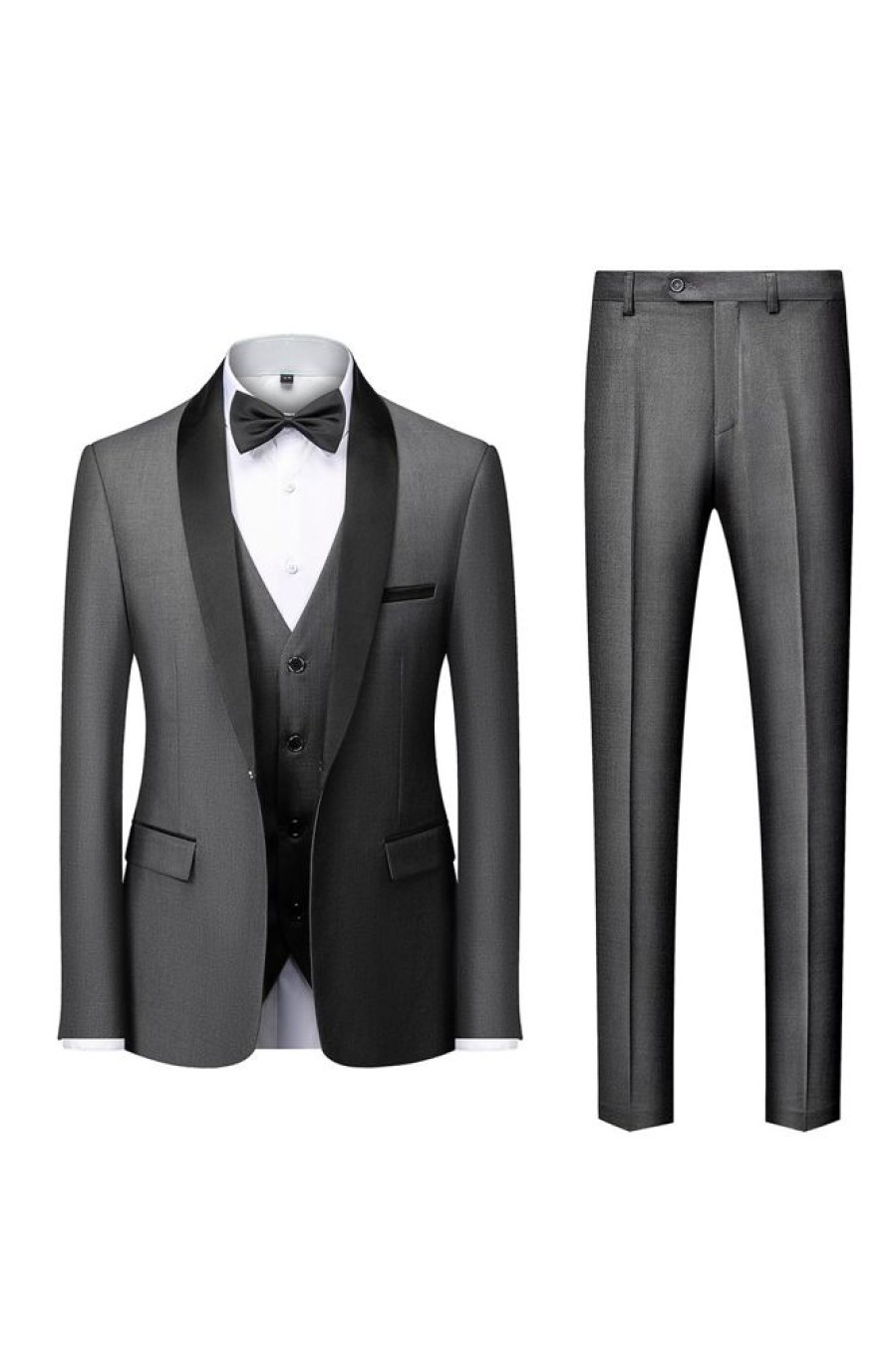 Homrain Shawl Lapel Men'S 3 Pieces Suits | Groom Suits