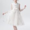 Homrain Feather Tulle Flower Girl Dress | Flower Girl Dresses