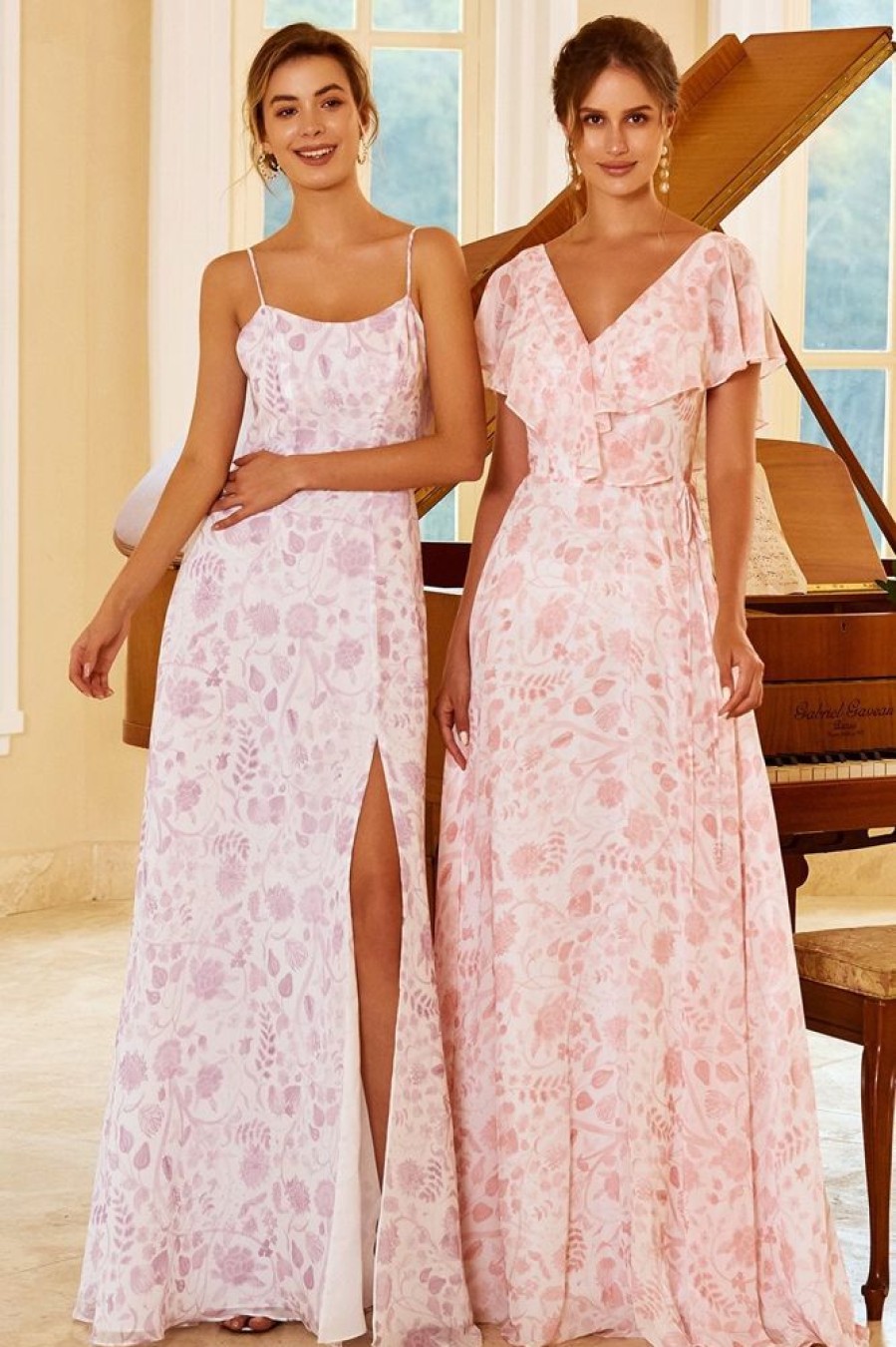 Homrain Print Bridesmaid Dress | Wedding Guest Dresses