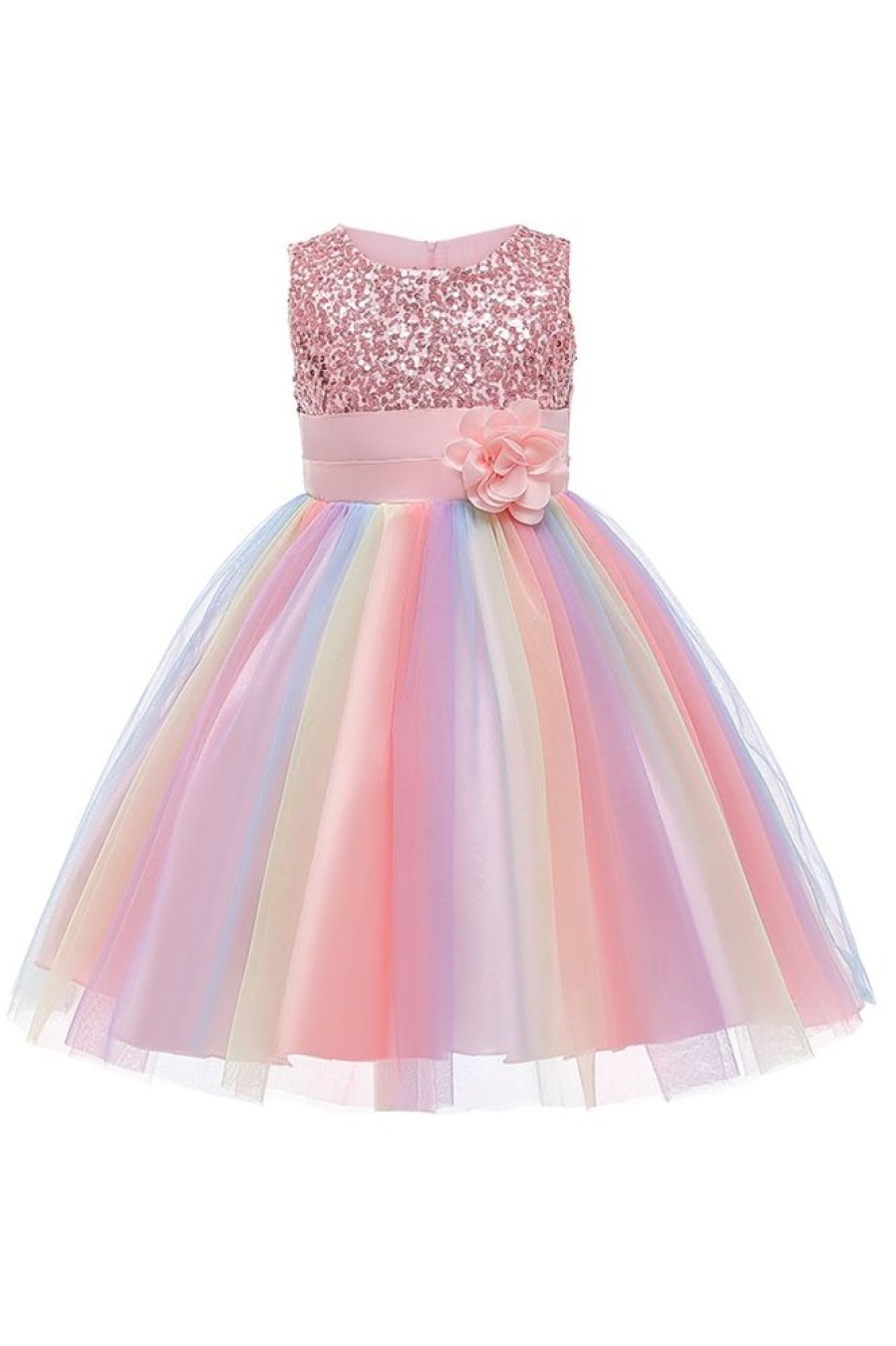 Homrain A Line Flower Girl Dress With Sequins | Flower Girl Dresses