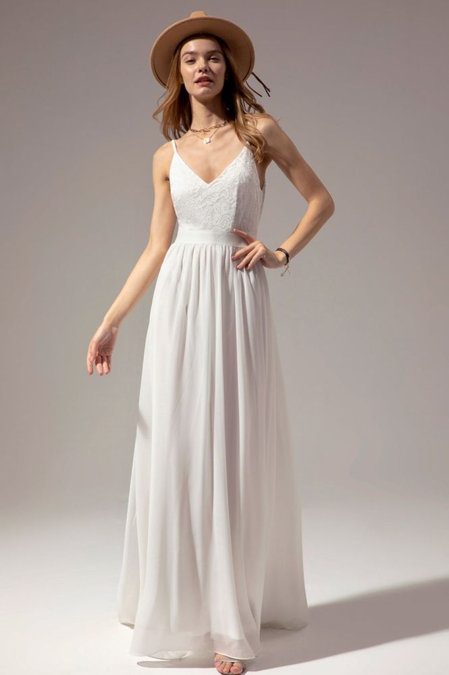 Homrain Long Chiffon Bridesmaid Maxi Dress | Boho Bridesmaid Dresses