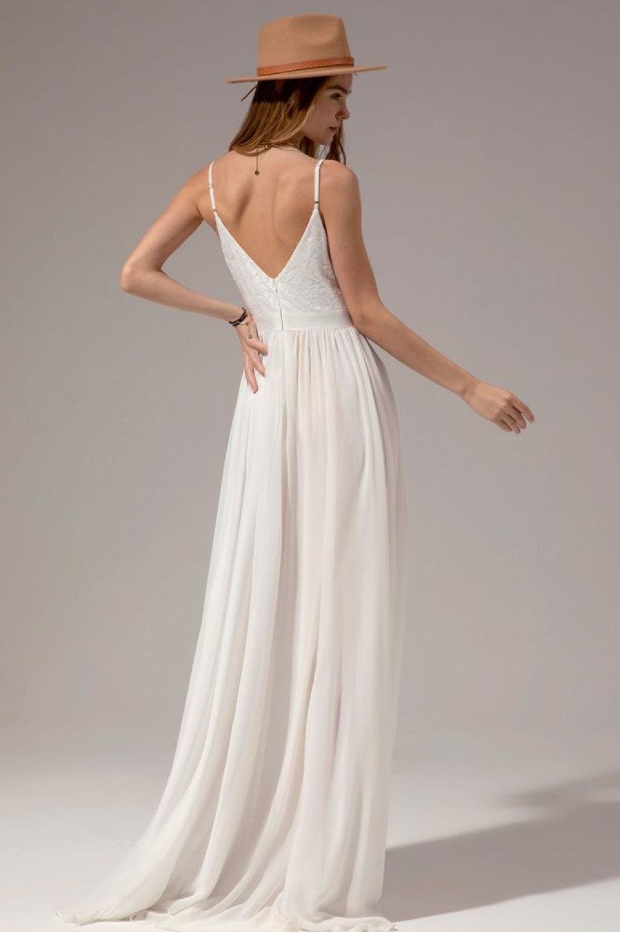 Homrain Long Chiffon Bridesmaid Maxi Dress | Boho Bridesmaid Dresses