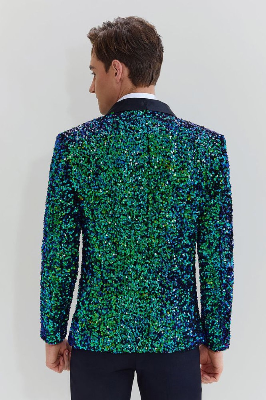 Homrain Men'S Sequined Blazer Jacket | Men Blazers