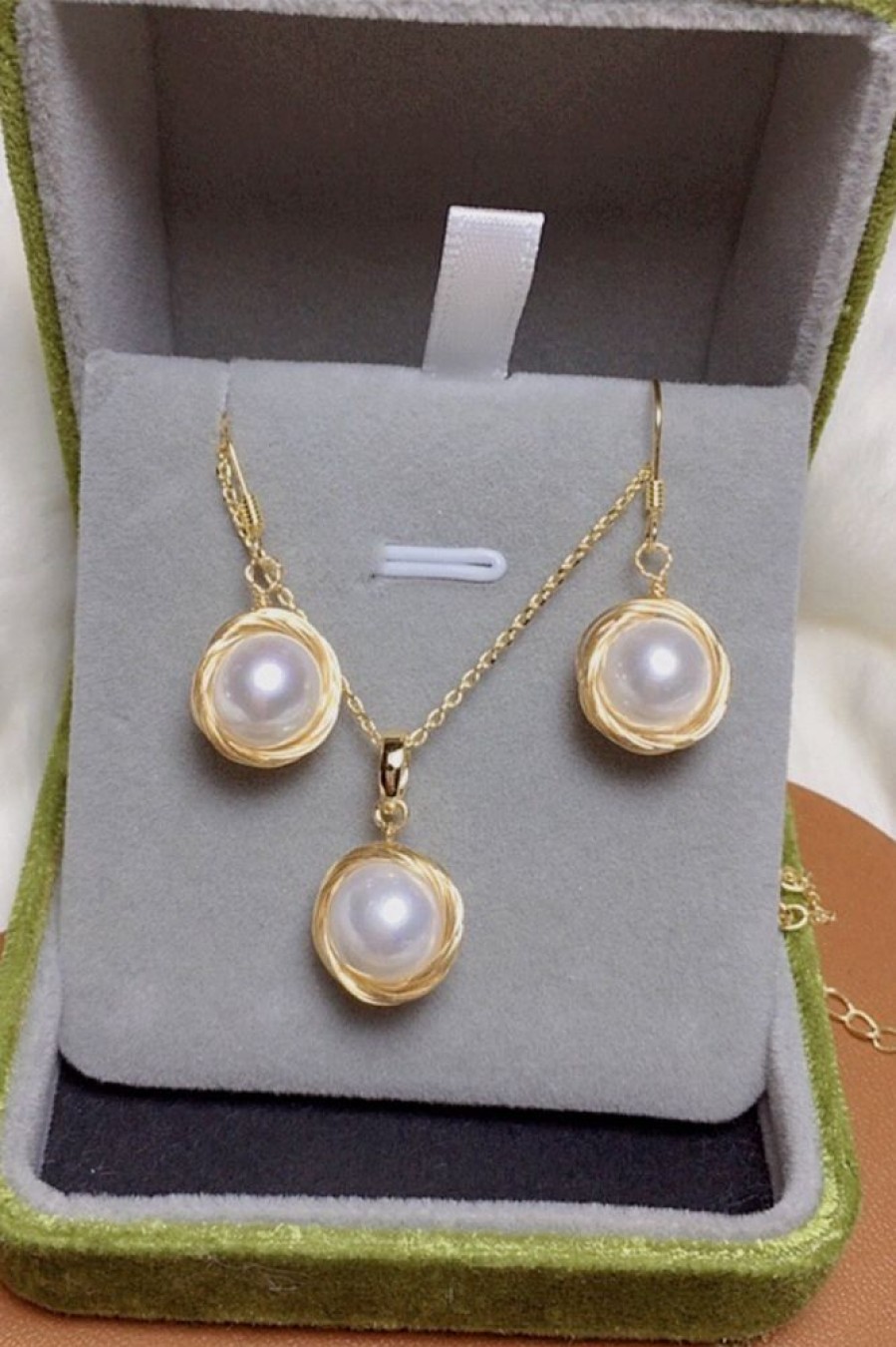 Homrain Pearl Earrings & Necklace Sets | Earrings