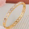 Homrain Gold Plated Titanium Stainless Steel Bracelet | Bridal Accessories