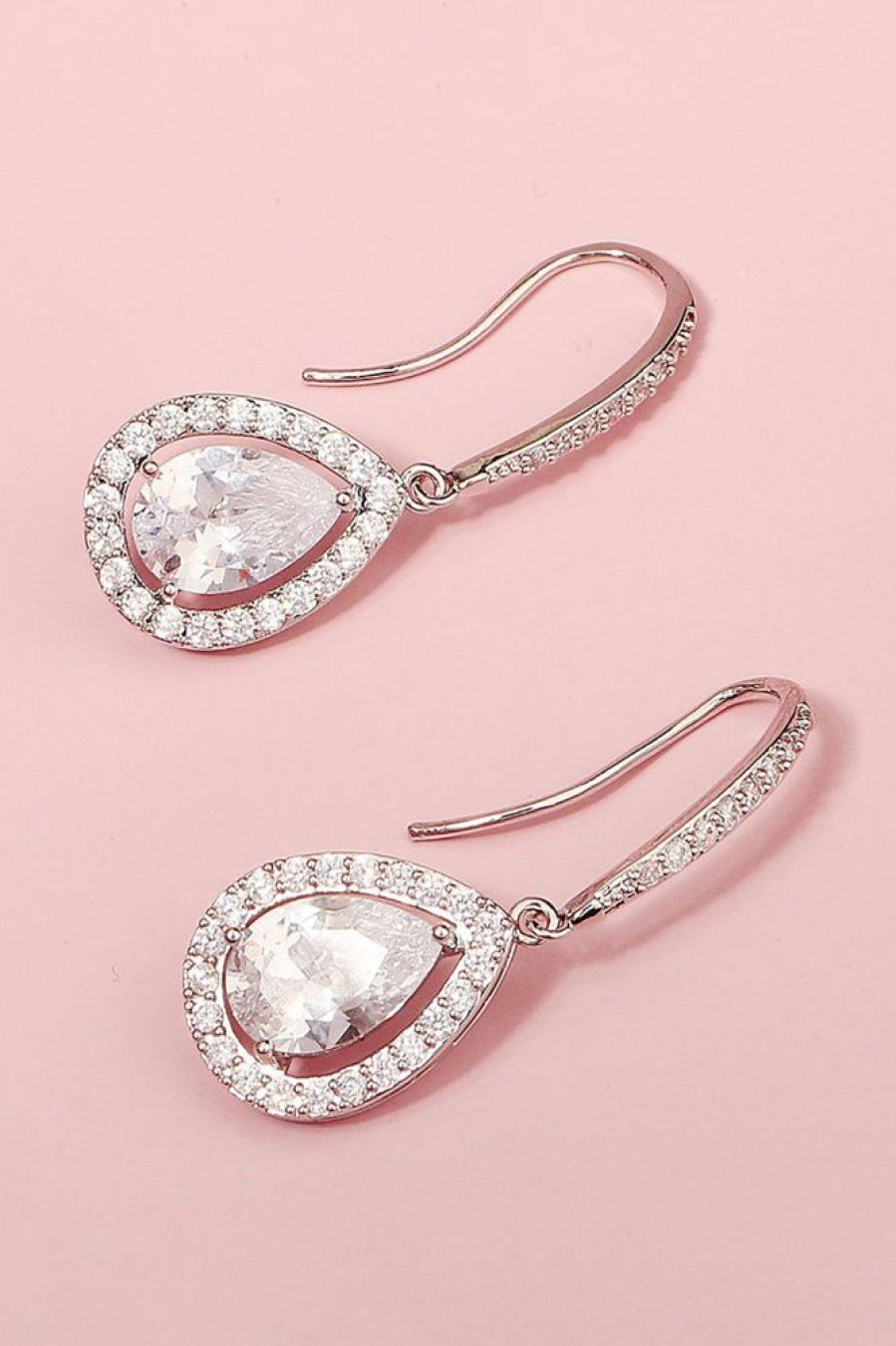 Homrain Rhinestone Drop Wedding Earrings | Earrings