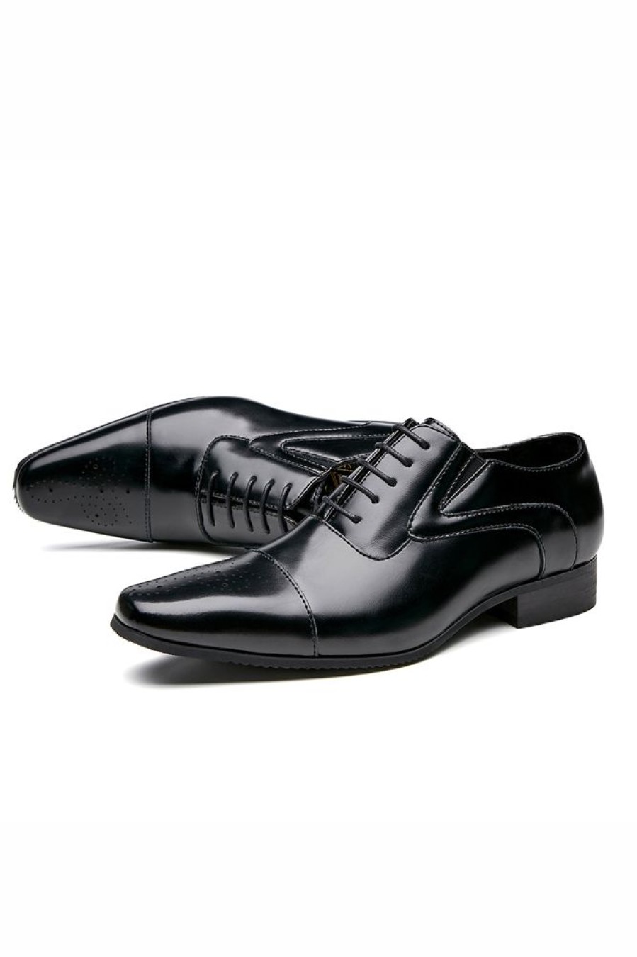 Homrain Lace-Up Men'S Leather Slip-On Formal Shoes | Men'S Shoes