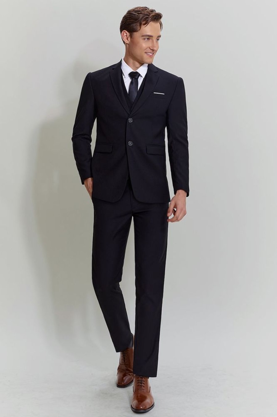 Homrain Three Piece Suit For Men With Notched Lapel | Homecoming Suits