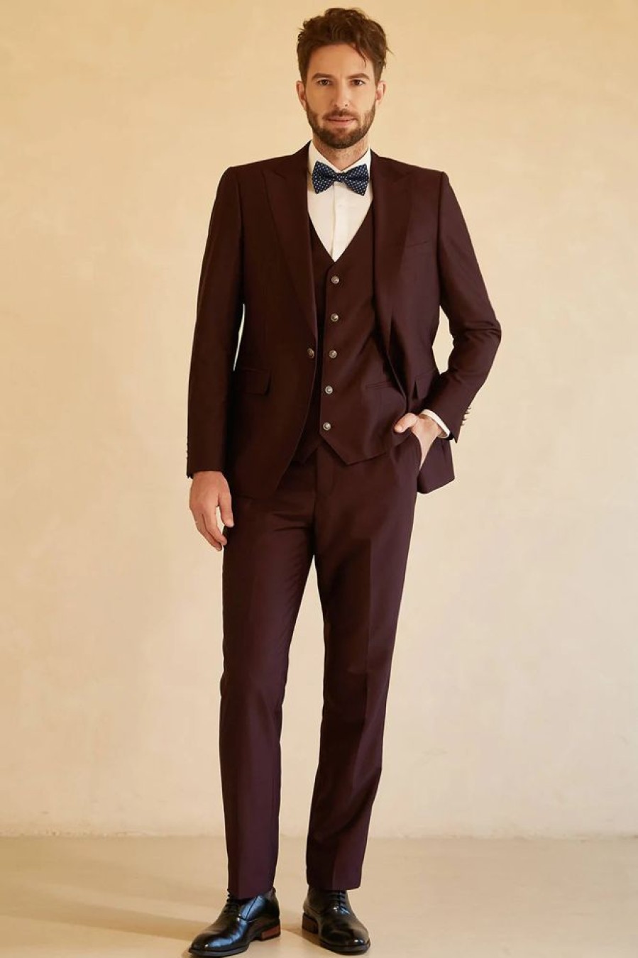 Homrain Peak Lapel Single Button Men'S Wedding Suit | Prom Suits