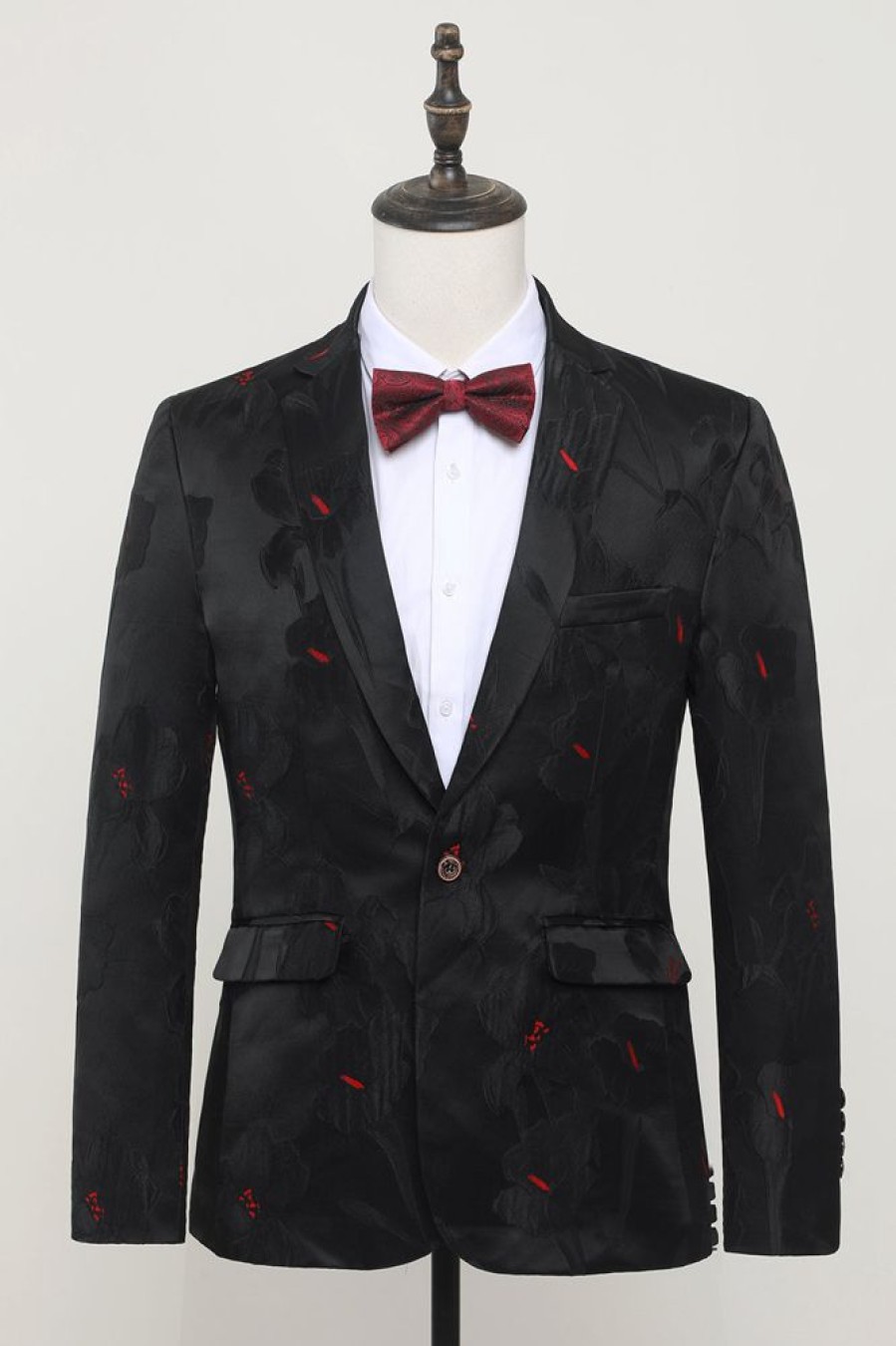 Homrain Notched Lapel Single Breasted Blazer | Prom Suits