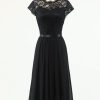 Homrain Classic A Line Party Dress With Lace | Bridesmaid Dress Under 100