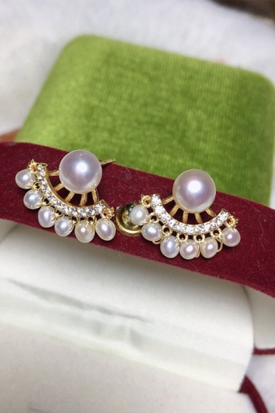 Homrain Pearl Beaded Earrings | Earrings