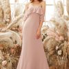 Homrain Elegant Off The Shoulder Chiffon Bridesmaid Dress | Bridesmaid Dresses