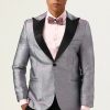 Homrain Glitter Peak Lapel Men'S Prom Blazer | Men Blazers