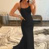 Homrain Halter Backless Prom Dress | Black Prom Dresses