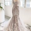 Homrain Sweetheart Corset Mermaid Wedding Dress With Appliques | Beach Wedding Dresses