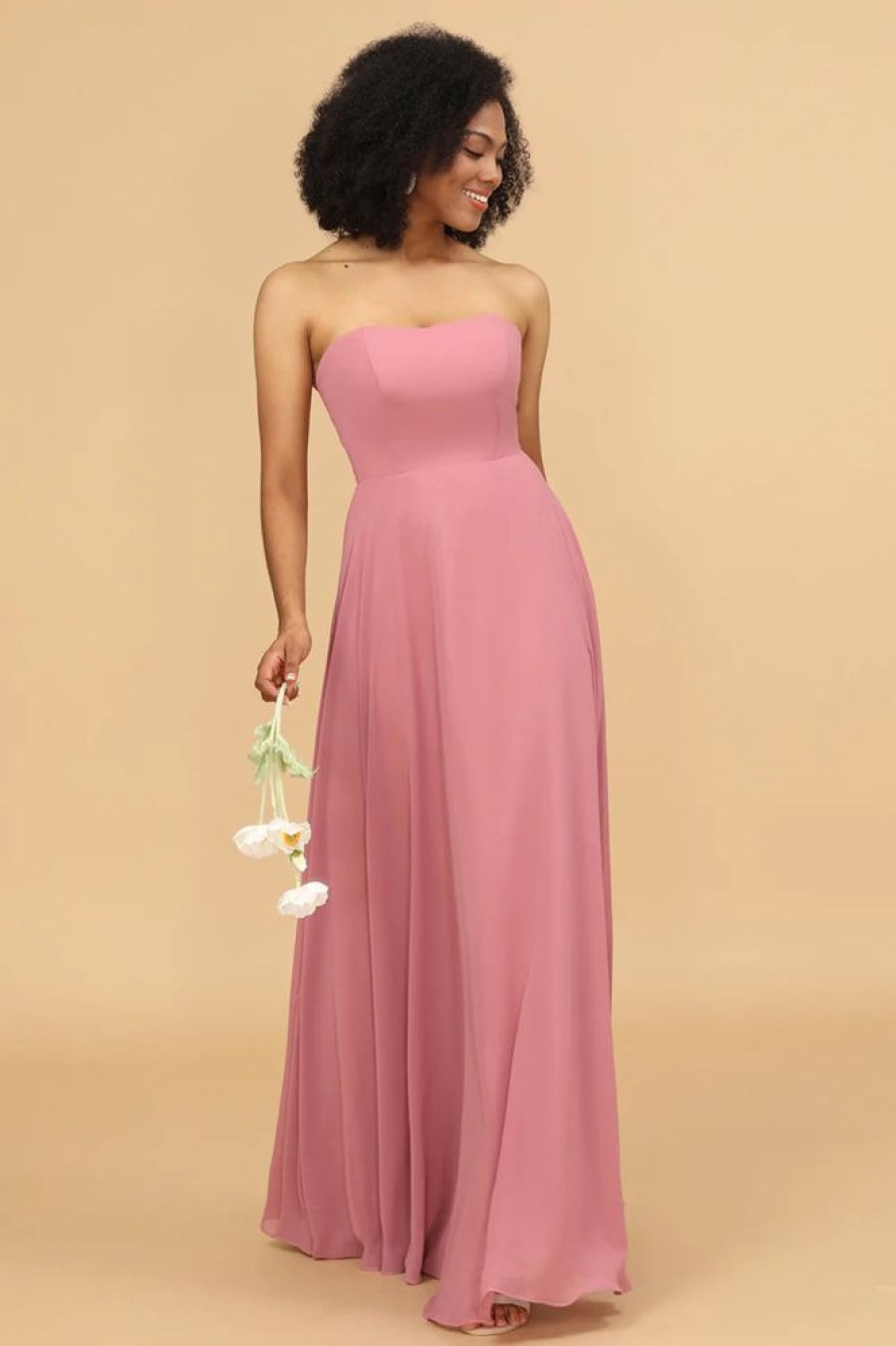 Homrain Chiffon A Line Bridesmaid Dress | Boho Bridesmaid Dresses