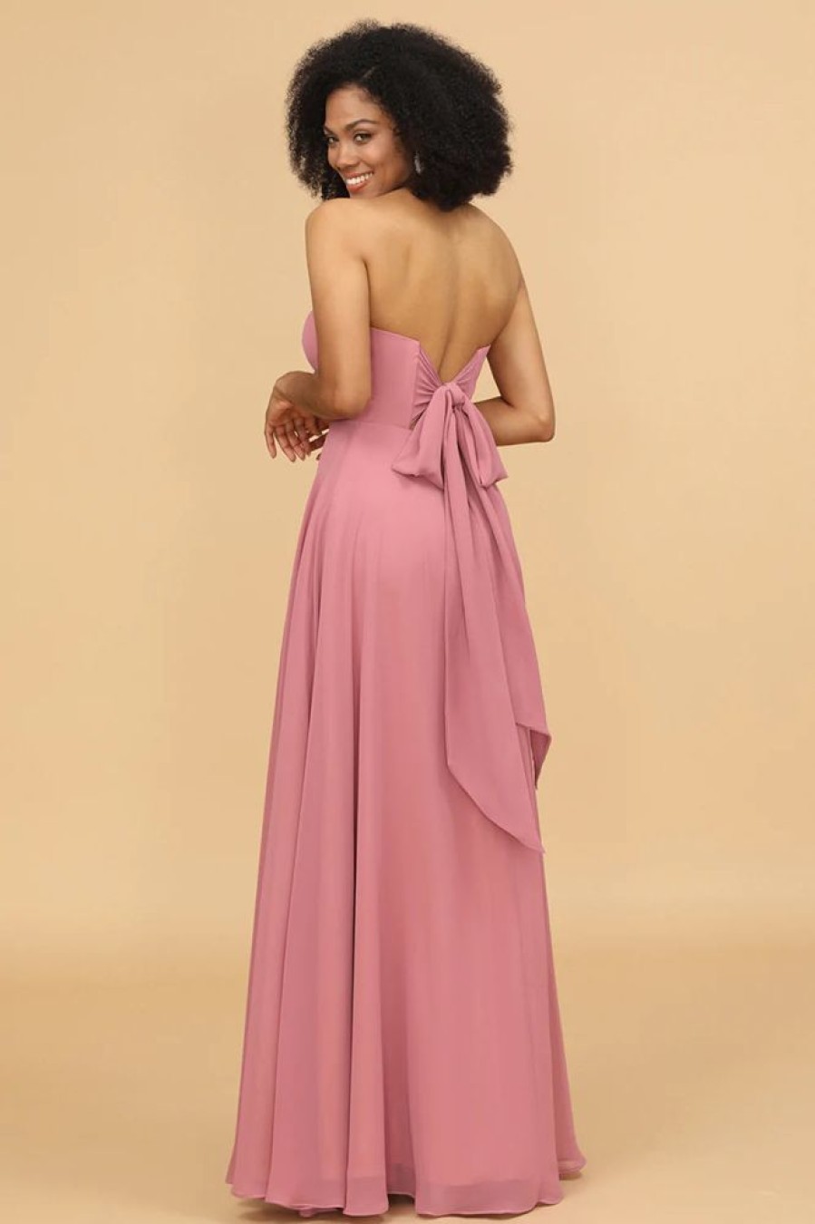 Homrain Chiffon A Line Bridesmaid Dress | Boho Bridesmaid Dresses