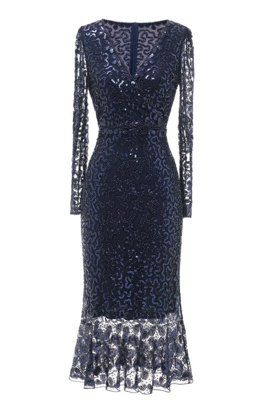 Homrain Beaded And Sequin Midi Mother Of Bride Dress | Mother Of The Bride Dresses