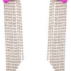 Homrain Beaded Rhinestone Party Earrings | Earrings