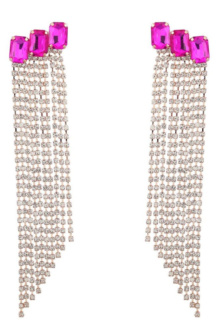 Homrain Beaded Rhinestone Party Earrings | Earrings