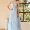 Homrain Blue Sweetheart Neck Prom Dress | Blue Prom Dresses