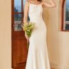 Homrain Simple Mermaid Boho Wedding Dress | Beach Wedding Dresses