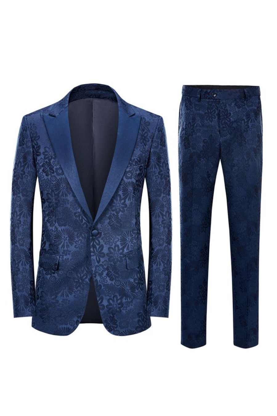 Homrain Peak Lapel Jacquard Men'S Prom Suits | Men'S Suits & Tuxedos