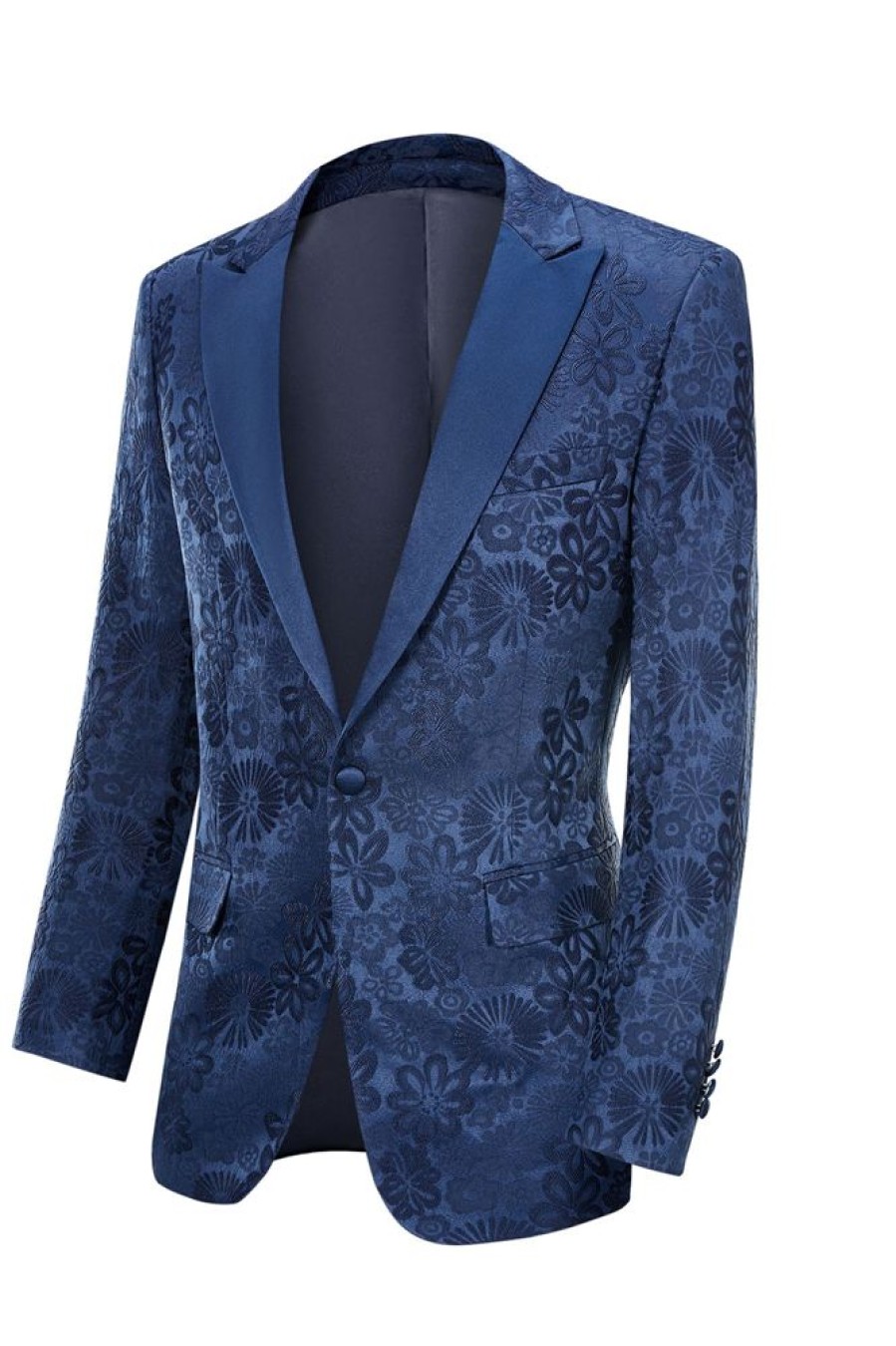 Homrain Peak Lapel Jacquard Men'S Prom Suits | Men'S Suits & Tuxedos