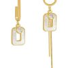 Homrain Asymmetrical Tassel Long Earrings | Bridal Accessories