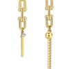 Homrain Asymmetrical Crystal Drop Earrings | Earrings