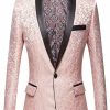 Homrain Shawl Lapel Jacquard Men'S Blazer | Homecoming Suits