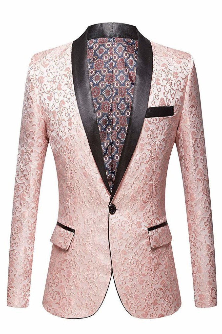 Homrain Shawl Lapel Jacquard Men'S Blazer | Homecoming Suits