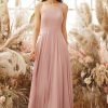 Homrain Dusty Chiffon Bridesmaid Dress | Wedding Guest Dresses