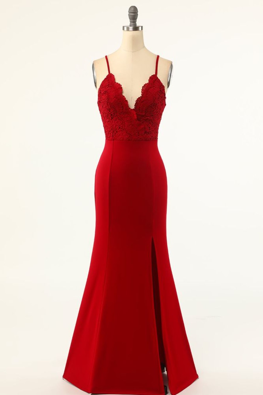 Homrain Mermaid Prom Dress | Red Prom Dresses