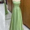 Homrain Sweetheart Long Sequined Prom Dress | Green Prom Dresses