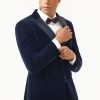 Homrain Velvet Peak Lapel Men'S Prom Blazer | Men Blazers