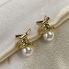 Homrain Statement Vintage Bulb Pearl Earrings | Earrings