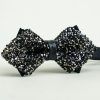 Homrain Rhinestones Adjustable Party Bow Ties | Men'S Accessories