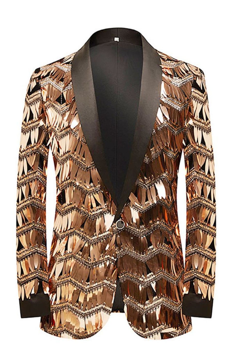 Homrain Glitter Sequins Men'S Blazer | Men Blazers